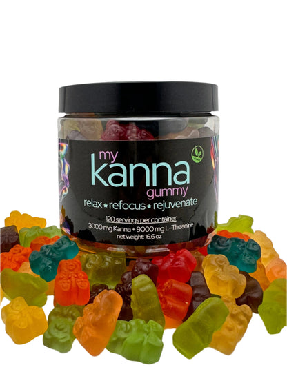 MyKanna Gummy - 120 count "Big Boy" - Fruity Bears