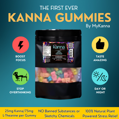 MyKanna Gummy - 30 count "DaBag" - Sugar Coated Bears