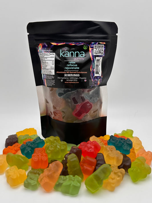 MyKanna Gummies - 30 count "Da Bag" - Fruity Bears