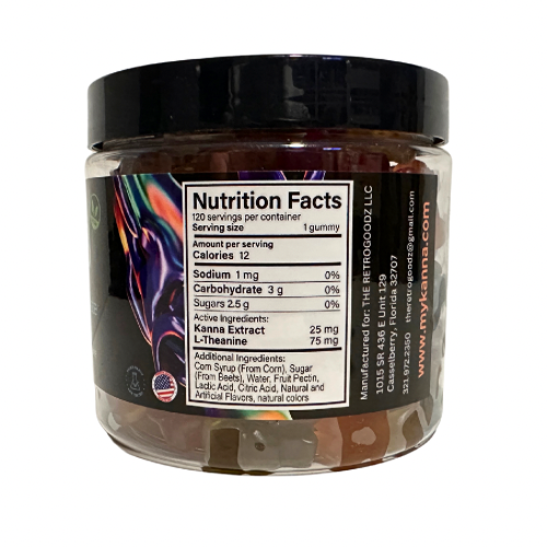 myKanna Gummy -Vegan Friendly Fruity Bears